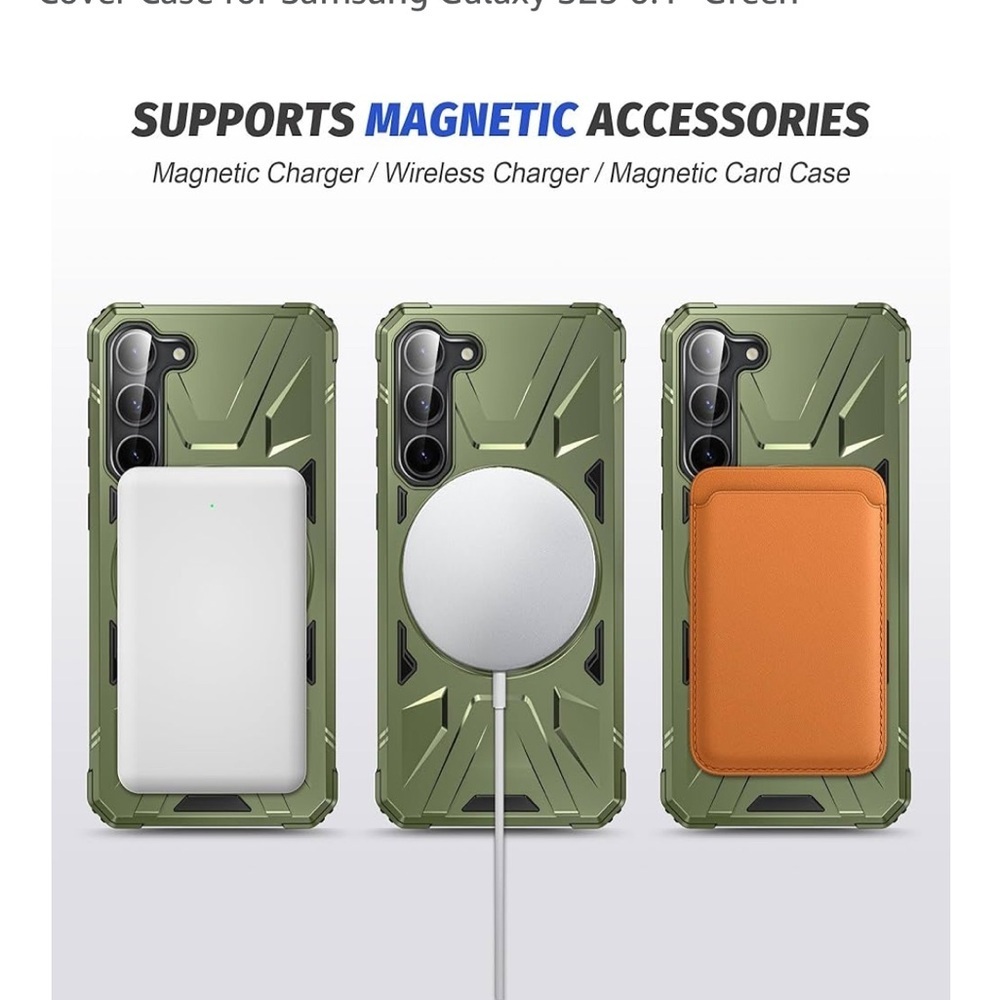 ❤️NWT- Green Rugged Phone Case with Ring Holder and Reinforced Corners - Picture 6 of 8